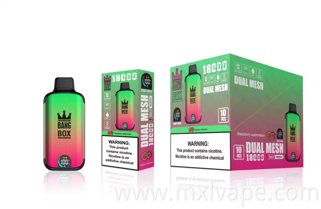 Europe Most Popular Disposable E Cigarette Cheap Price Bang Box 18000/18K Puff